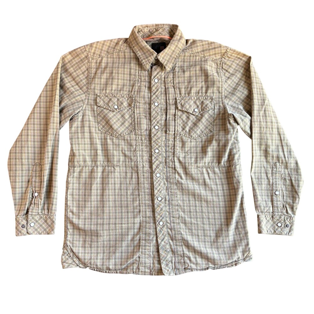 5.11 Tactical Plaid Shirt Mens Medium Long Sleeve Western Button‎ Up Workwear